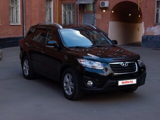 2010 Hyundai Santa Fe II Рестайлинг, чёрный, 1400000 рублей, вид 3