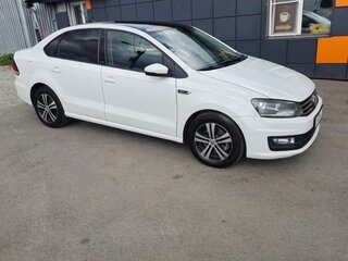 2017 Volkswagen Polo V Рестайлинг, белый, 1260000 рублей, вид 5