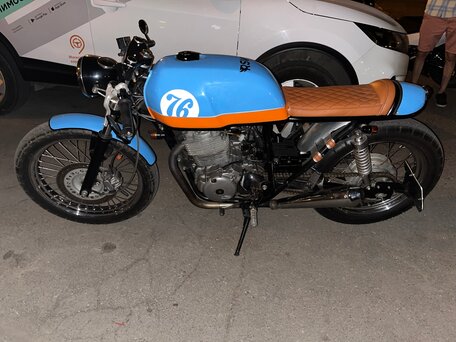 2001 Honda CB 400SS, голубой, 330000 рублей, вид 3
