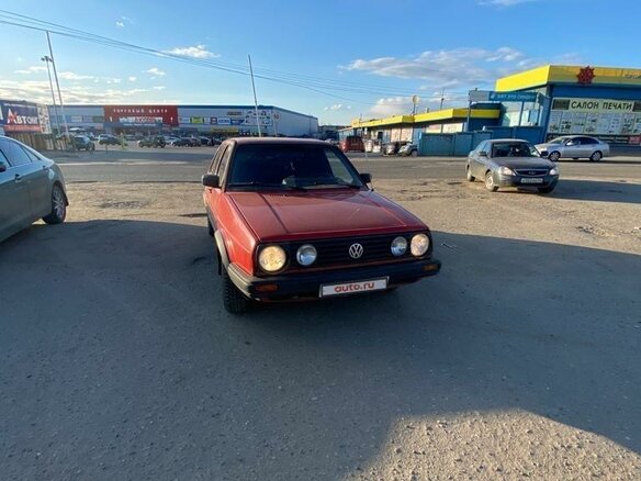 1989 Volkswagen Golf II, красный - вид 1