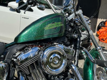 2013 Harley-Davidson Sportster 1200, зелёный, 799000 рублей, вид 5