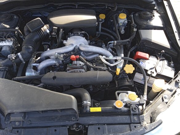2008 Subaru Impreza III, чёрный, 580000 рублей - вид 7