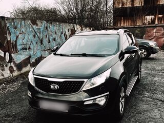 2014 Kia Sportage III Рестайлинг, чёрный, 1490000 рублей, вид 2