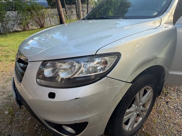 2010 Hyundai Santa Fe II Рестайлинг, серый - вид 10