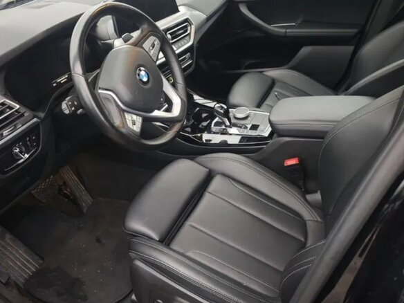 2022 BMW X3 30i III (G01) Рестайлинг, чёрный - вид 2