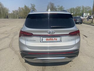 2021 Hyundai Santa Fe IV Рестайлинг, серебристый, 3870000 рублей, вид 4