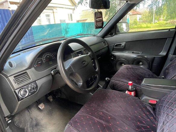 2008 Lada (ВАЗ) Priora I, серый, 365000 рублей - вид 6