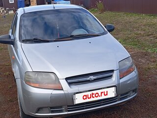 2004 Chevrolet Aveo I, серебристый, 130000 рублей, вид 2