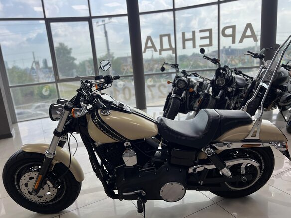 2014 Harley-Davidson Fat Bob, бежевый - вид 4