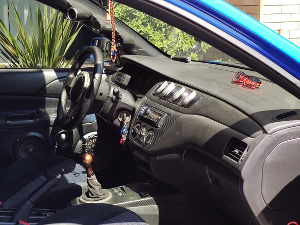 2004 Mitsubishi Lancer Evolution VIII, синий - вид 5