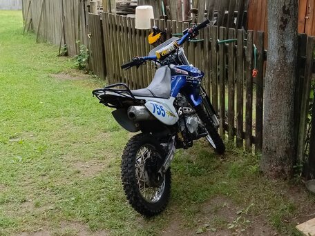 2017 Racer Enduro, синий, 85000 рублей, вид 3