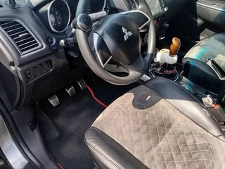 2014 Mitsubishi ASX I Рестайлинг, серый, 1100000 рублей, вид 3