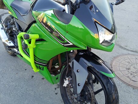 2009 Kawasaki Ninja 250R, зелёный, 250000 рублей, вид 4