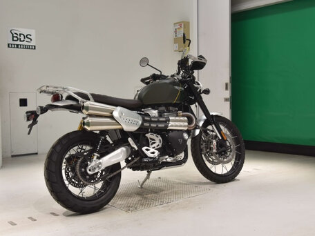2020 Triumph Scrambler, зелёный, 1200000 рублей, вид 5