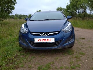 2014 Hyundai Elantra V (MD) Рестайлинг, синий, 1000000 рублей, вид 2