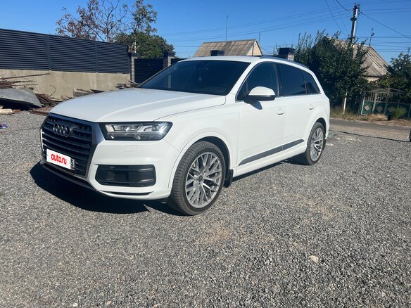 2015 Audi Q7 II (4M), белый, 3500000 рублей - вид 1