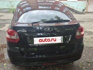 2017 Lada (ВАЗ) Granta I, чёрный, 600000 рублей, вид 4