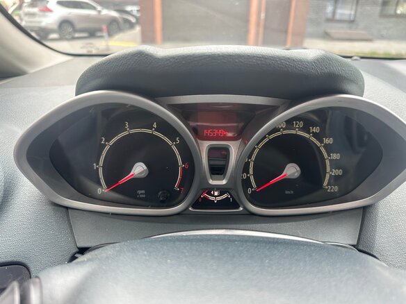 2009 Ford Fiesta Mk6, синий, 630000 рублей - вид 7