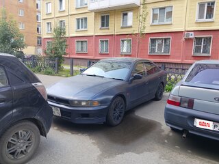 2002 Mitsubishi Galant VIII Рестайлинг, синий, 280000 рублей, вид 4