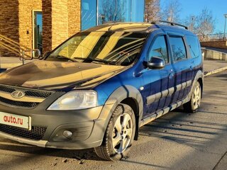 2017 Lada (ВАЗ) Largus Cross I, синий, 670000 рублей, вид 1