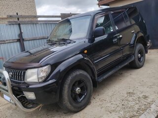 2001 Toyota Land Cruiser Prado 90 Series Рестайлинг, чёрный, 1000000 рублей, вид 1