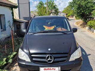 2013 Mercedes-Benz Vito 113 CDI L2 II (W639) Рестайлинг, чёрный, 2250000 рублей, вид 1