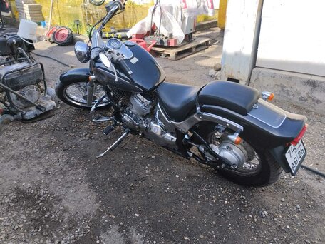 1996 Yamaha XVS400 Drag Star, чёрный, 290000 рублей, вид 2