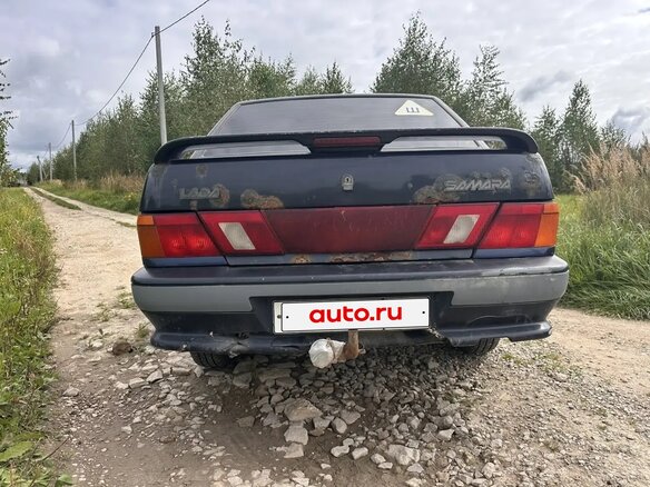 2007 Lada (ВАЗ) 2115, серый, 87000 рублей - вид 4