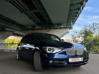 2012 BMW 1 серии 116i II (F20/F21), синий, 1397000 рублей, вид 3