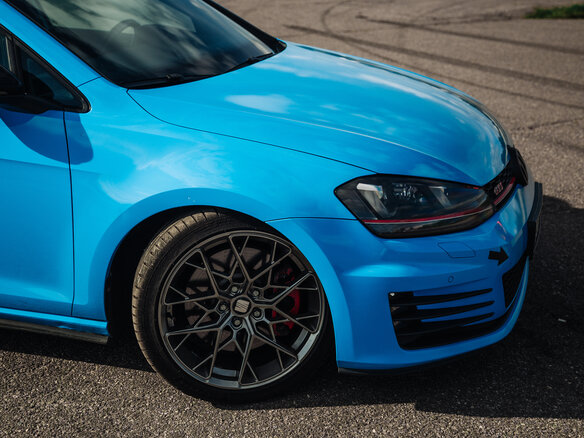 2013 Volkswagen Golf GTI VII, голубой - вид 5