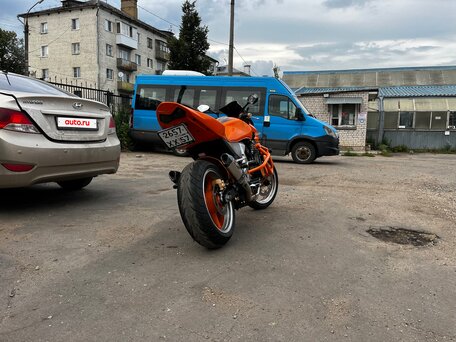 2003 Kawasaki Z 1000, оранжевый, 420000 рублей, вид 4