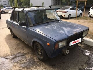 2005 Lada (ВАЗ) 2107, синий, 100000 рублей, вид 1