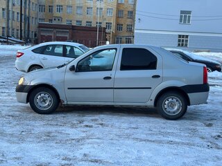 2008 Renault Logan I, серебристый, 350000 рублей, вид 5
