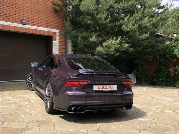2016 Audi S7 I (4G) Рестайлинг, фиолетовый - вид 2