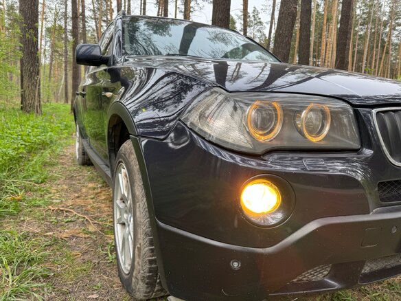 2008 BMW X3 20d I (E83) Рестайлинг, синий, 1050000 рублей - вид 17