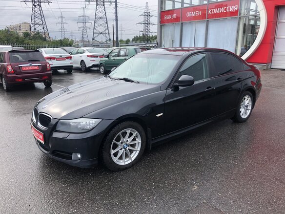 2011 BMW 3 серии 318i V (E90/E91/E92/E93) Рестайлинг, чёрный