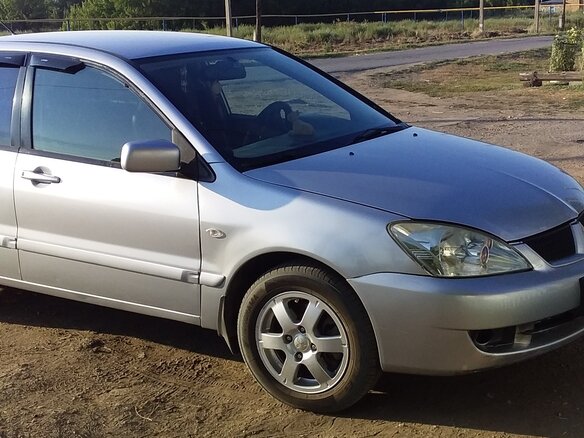 2007 Mitsubishi Lancer IX, серебристый - вид 1