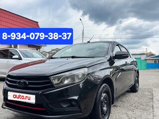 2017 Lada (ВАЗ) Vesta I, чёрный, 625000 рублей, вид 1