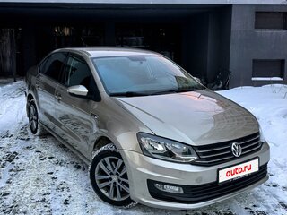 2019 Volkswagen Polo V Рестайлинг, бежевый, 1120000 рублей, вид 3