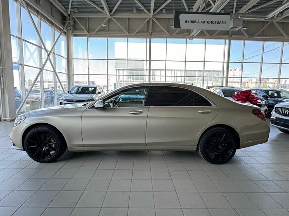 2019 Mercedes-Benz S-Класс 450 Long VI (W222, C217) Рестайлинг, золотистый, 4780000 рублей - вид 7