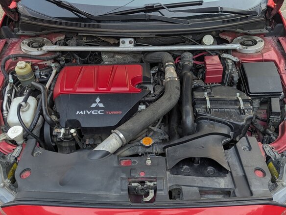 2008 Mitsubishi Lancer Evolution X, красный - вид 13