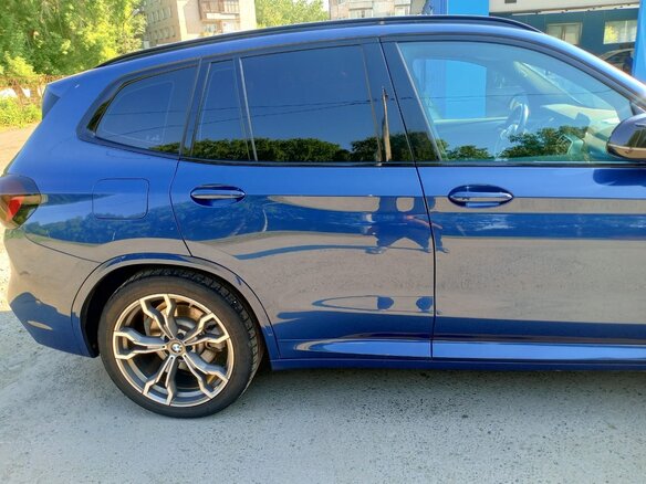 2021 BMW X3 20i xDrive III (G01), синий, 4990000 рублей - вид 12