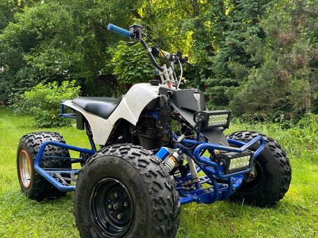 2008 Yamaha Grizzly 125, синий, 300000 рублей, вид 2