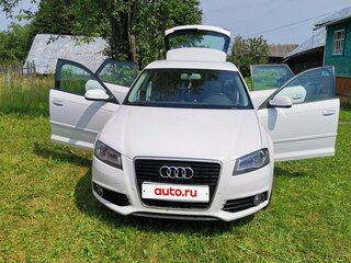 2012 Audi A3 II (8P) Рестайлинг 2, белый, 870000 рублей, вид 4