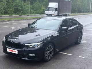 2018 BMW 5 серии 520i VII (G30/G31/G38), чёрный, 2950000 рублей, вид 1