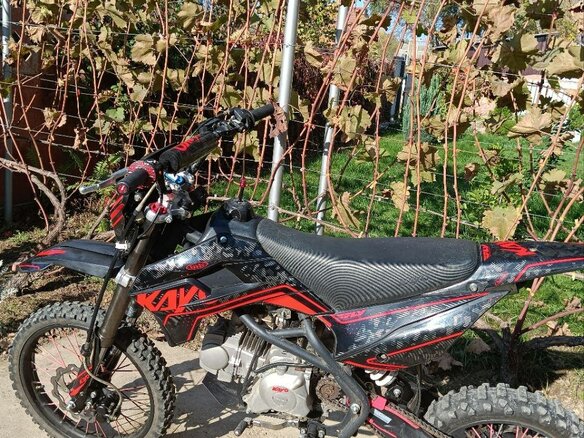 2022 Kayo Evolution YX125EM, красный, 72000 рублей - вид 7