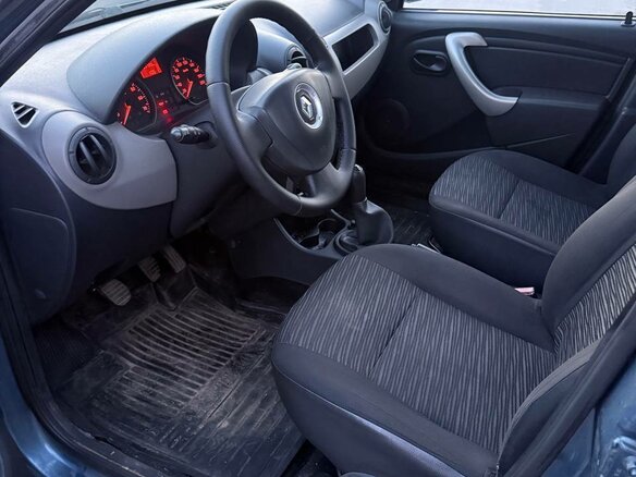 2011 Renault Sandero I, синий, 620000 рублей - вид 10