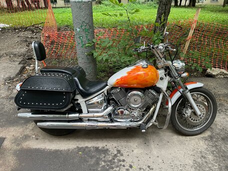 2000 Yamaha XVS1100, белый, 490000 рублей, вид 1