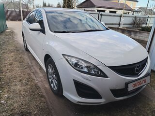 2011 Mazda 6 II (GH) Рестайлинг, белый, 850000 рублей, вид 5