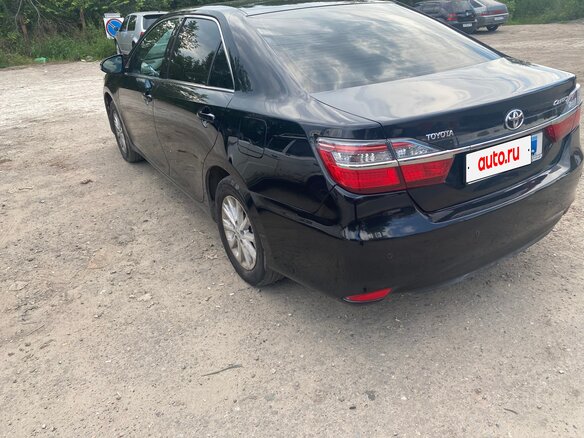 2014 Toyota Camry VII (XV50) Рестайлинг, чёрный, 1300000 рублей - вид 6